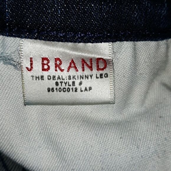 J Brand The Deal Skinny Leg Jeans 27 Side Zip - Picture 6 of 8